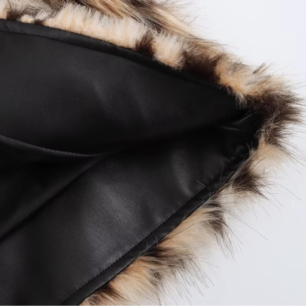 Faux Fur Leopard Jacket - Picture 3 of 15